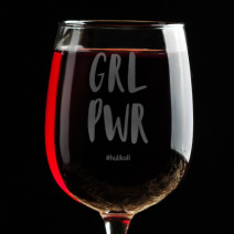 Бокал для вина "GRL PWR"